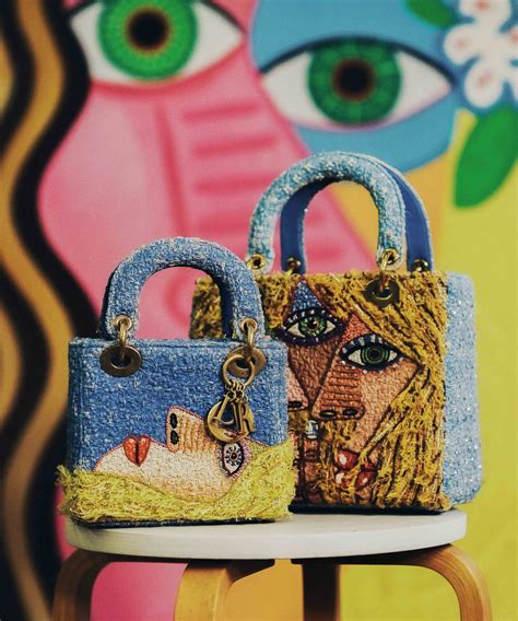 lady dior tasche grau|Discover the 9th Edition of DIOR Lady Art Project.